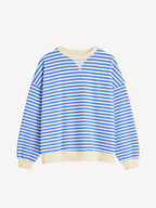 Dames Gestreepte Oversized Trui – Warme, Casual en Stijlvolle Look-Sweater-Suzannies-Blauw-S-Suzannies