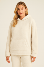 Dames Huispak Set – Teddy, Hoodie, Loungewear Set-Dames Lounge Set-Suzannies-Beige-S-Suzannies