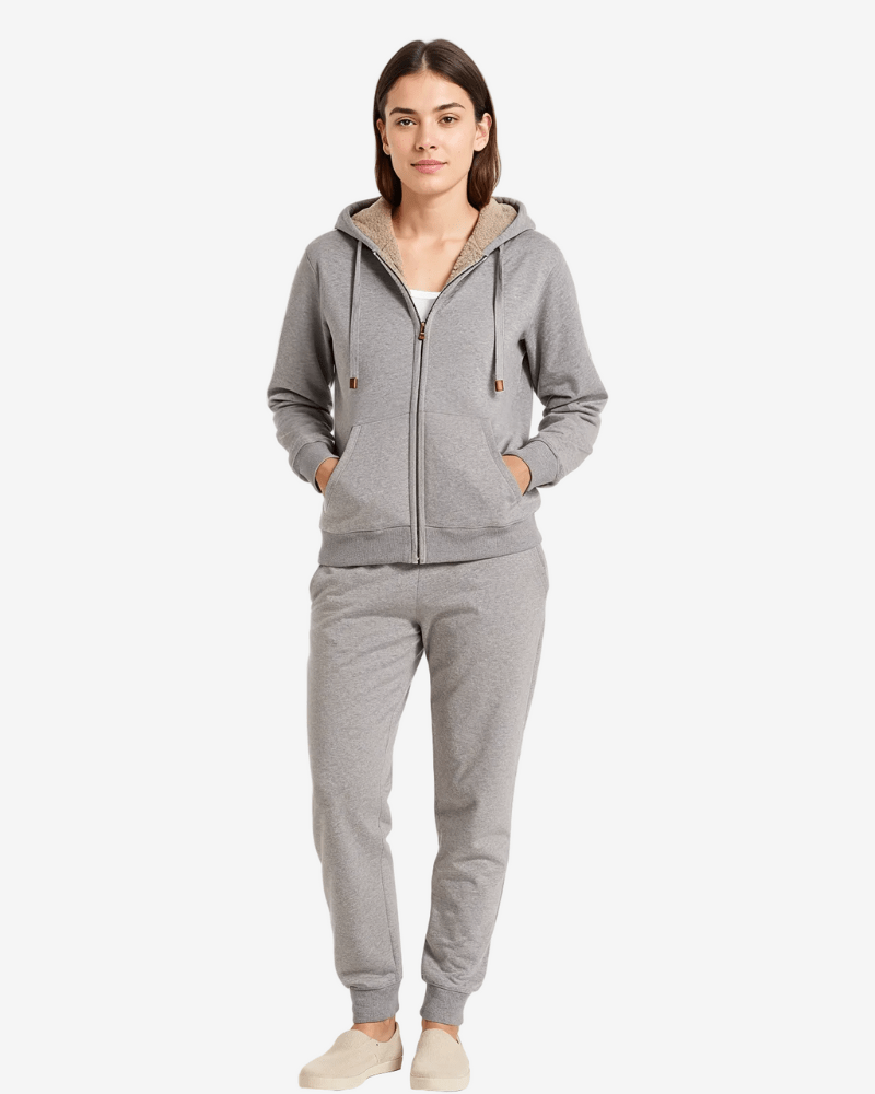 Dames Lounge Set – Hoodie met Ritssluiting, Loungewear-Dames Lounge Set-Suzannies-Suzannies