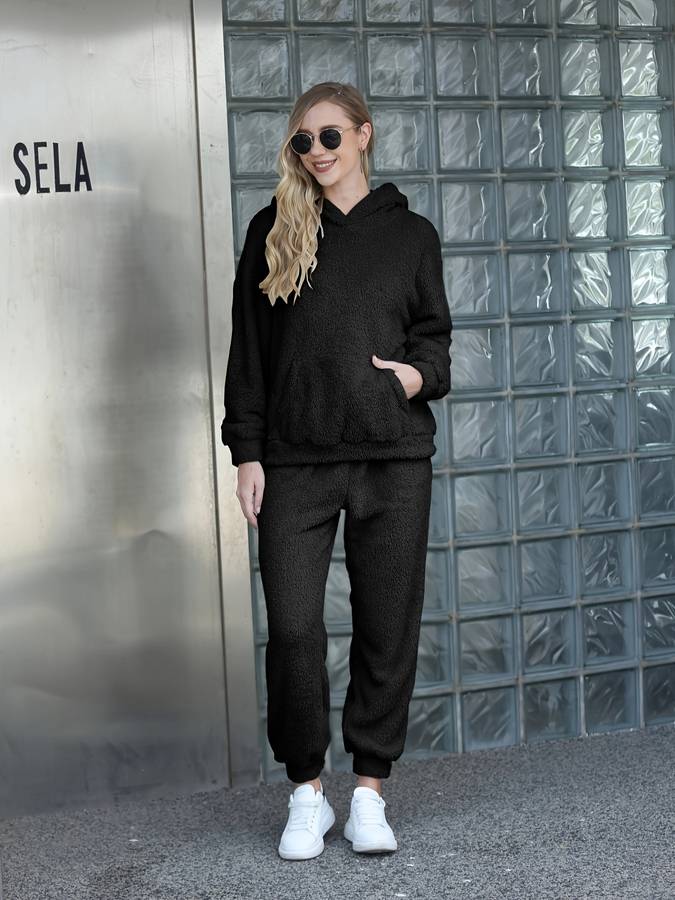 Dames Lounge Set – Loungewear, Losvallend, Tweedelig Set-Dames Lounge Set-Suzannies-Suzannies