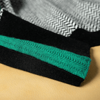 Dames Visgraat Trui – Colkraag, Gestreept Patroon, Coltrui-Trui-Suzannies-Suzannies