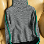 Dames Visgraat Trui – Colkraag, Gestreept Patroon, Coltrui-Trui-Suzannies-Suzannies