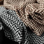 Dames Visgraat Trui – Colkraag, Gestreept Patroon, Coltrui-Trui-Suzannies-Suzannies