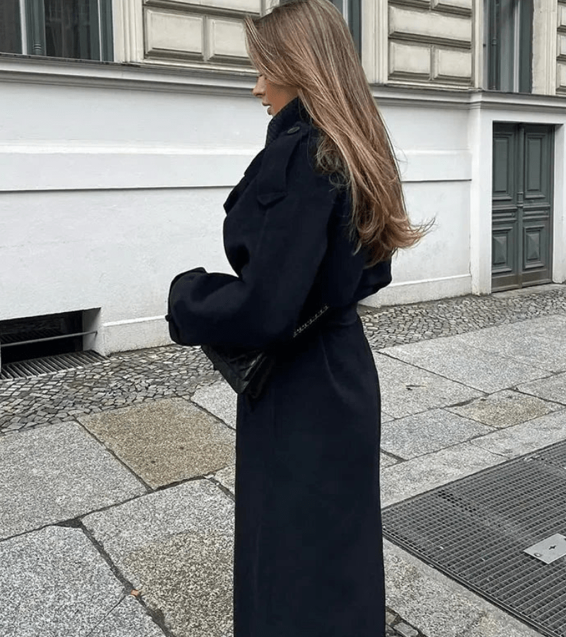 Dames Winterjas – Lang, Oversized, Elegant Mantel-Dames Winterjas-Suzannies-Suzannies