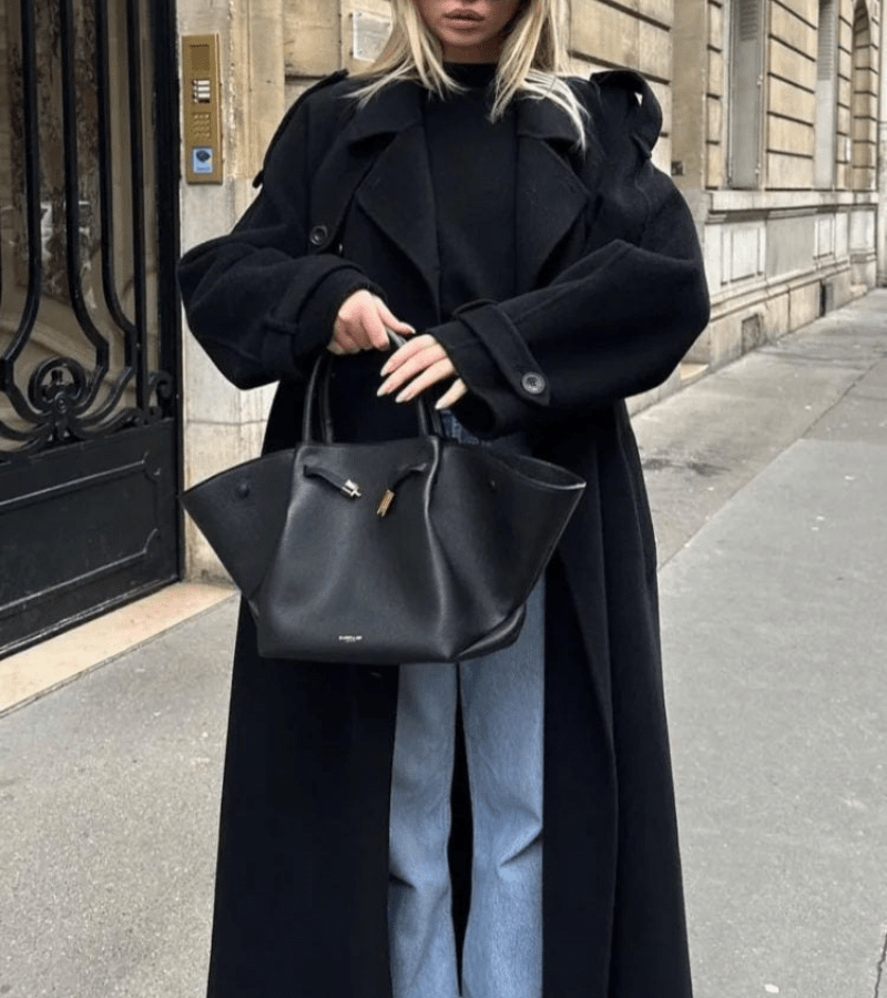 Dames Winterjas – Lang, Oversized, Elegant Mantel-Dames Winterjas-Suzannies-Suzannies