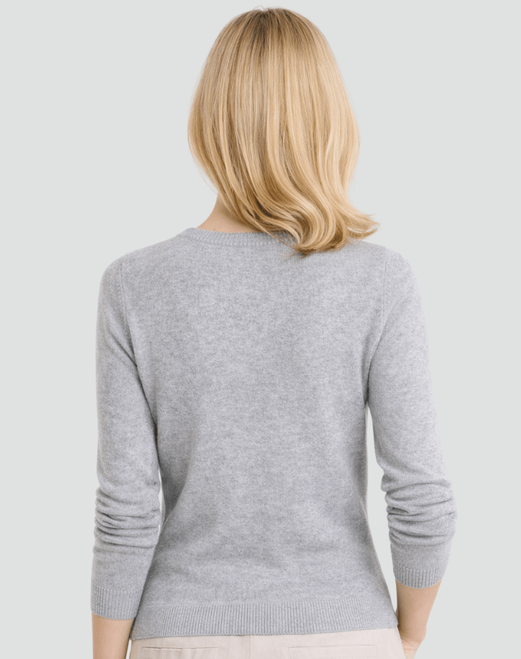 Klassieke Dames Trui - Ronde Hals, Tijdloos, Lange Mouwen Trui-Dames Trui-Suzannies-Suzannies